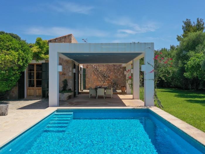 Sa Plana, Landhaus mit Pool nahe am Meer