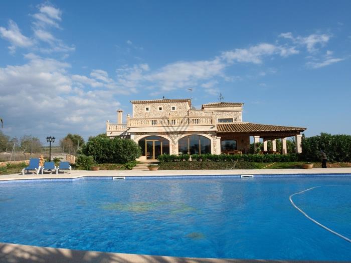Finca 18 personas con gran piscina cerca Es Trenc