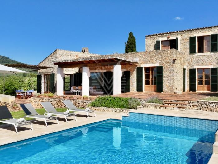 Encantadora finca mallorquina con preciosas vistas