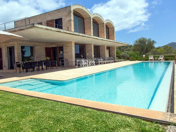 Sa Mola, Villa panorámica cerca de playas top