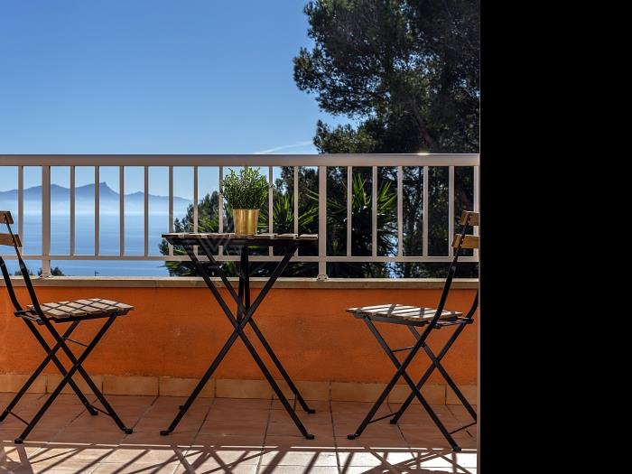Chalet Mirador, mit Panoramablick auf das Mittelmeer